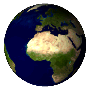 rotating earth